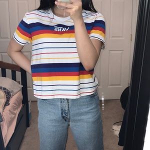 VANS multi colored crop top from PACSUN